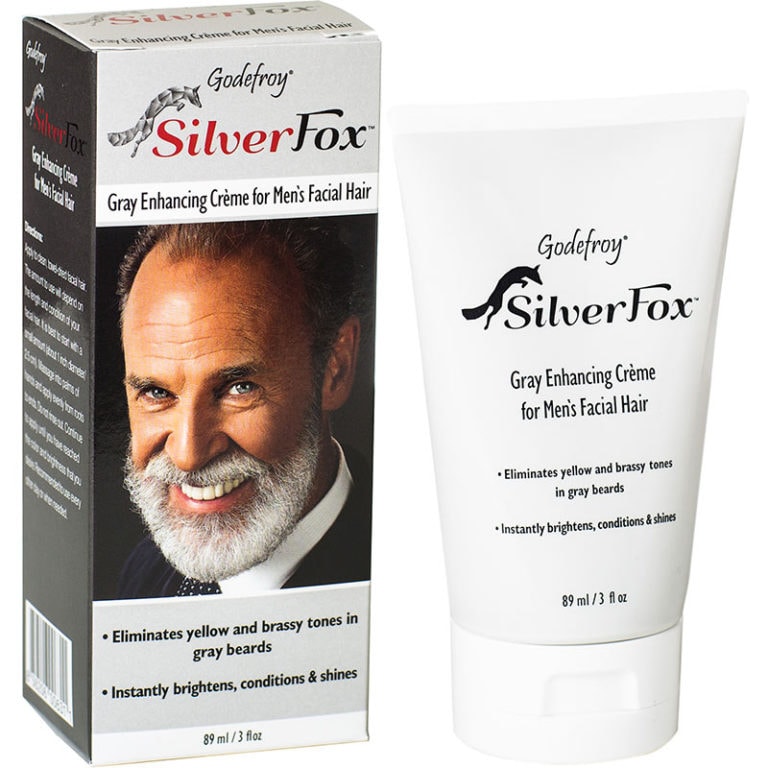 Godefroy Silver Fox Gray Enhancing Crème for Men's Facial Hair, 89ml