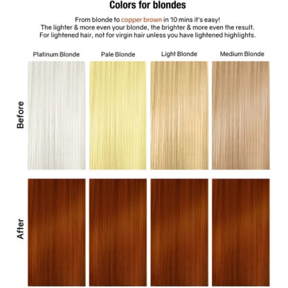 Celeb Luxury Gem Lites Colorditioner with BondFix, Amber Copper Brown, 244ml - Image 3