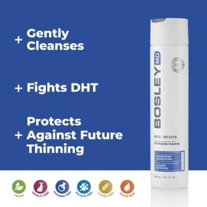 Bosley Revive for Non-Coloured Visibly Thinning Hair Nourishing Shampoo - Image 10