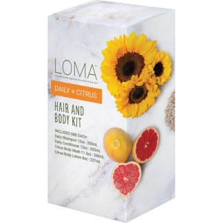 LOMA Daily + Citrus Hair & Body Kit, 4 Pieces