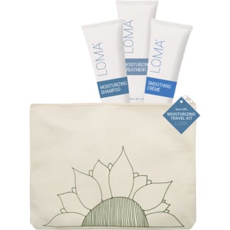 LOMA Moisturizing Trio Travel Kit with Cosmetic Bag