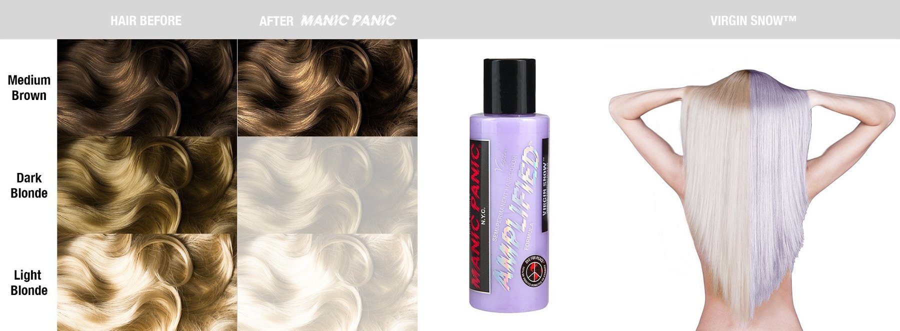 1. Best toner for blue hair: Manic Panic Virgin Snow Hair Toner - wide 7