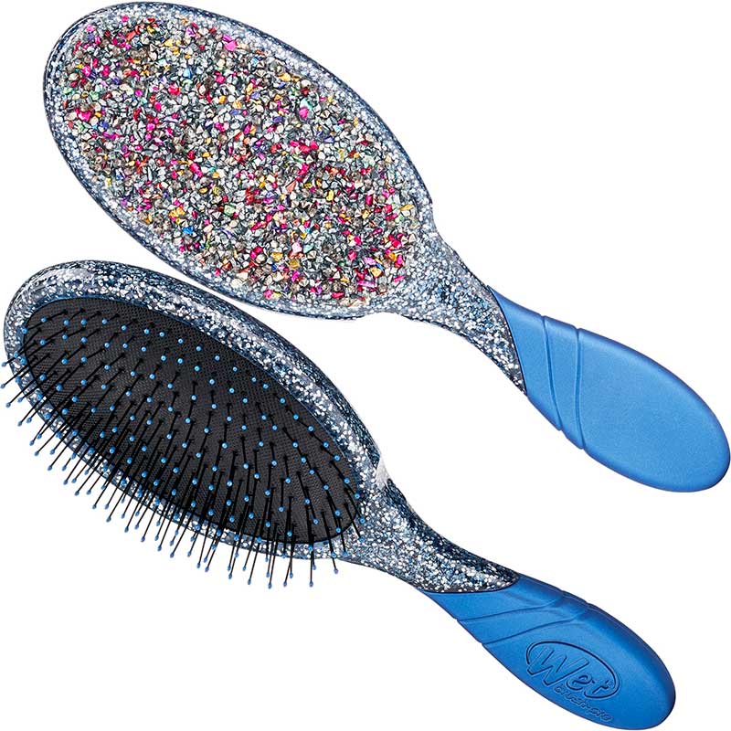 Wet Brush Crushed Jewels Pro Detangler Sapphire Sparkle