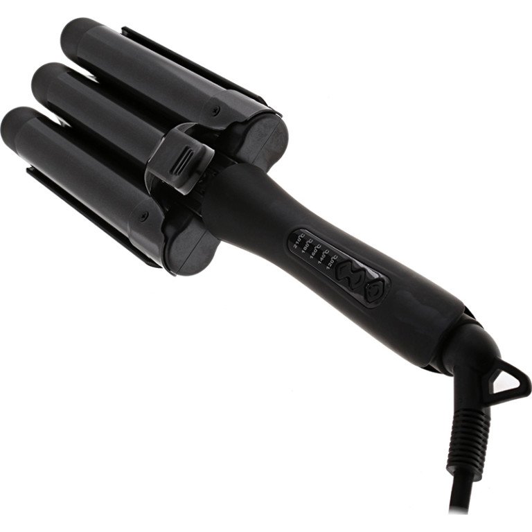 Silver Bullet Triple Waver Ceramic Curler, 210⁰C Hairhouse Warehouse