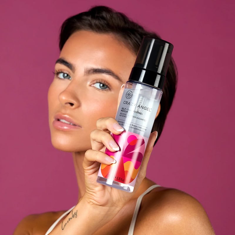 Crazy Angel Clear Self-Tan Mousse: Medium, 200ml - Image 6