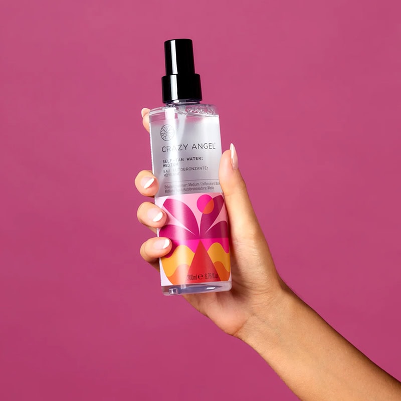 Crazy Angel Self-Tan Water: Medium, 200ml - Image 5