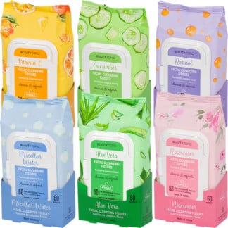 Beauty Topic Facial Cleansing Tissues, 60/Pack