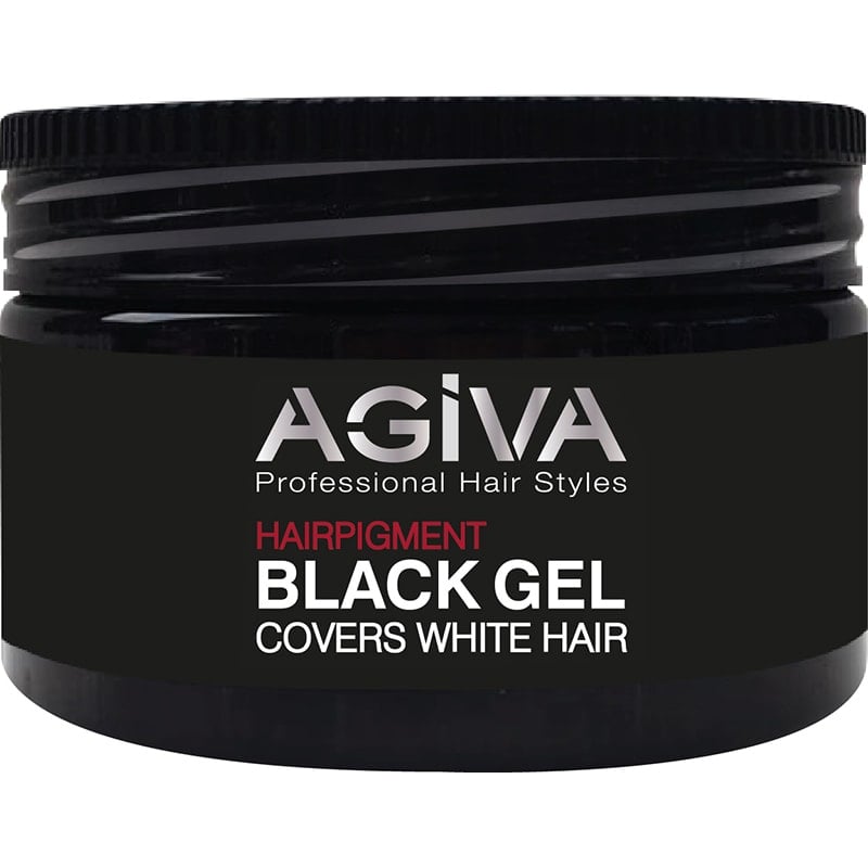 Agiva Black Hair Gel, 250ml - Hairhouse Warehouse