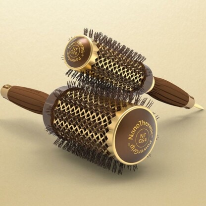 Olivia Garden NanoThermic Ceramic & Ion PowerGrip Brush Collection - Image 3