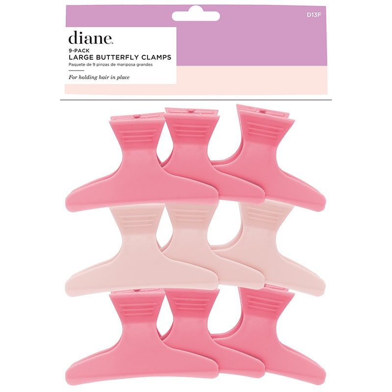 Diane Large Butterfly Hair Clips – Pack Of 12, 3.25 Inch, Perfect For Women & Girls, All Hair Types