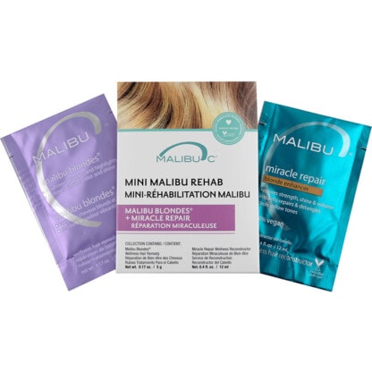 Malibu C Mini Malibu Rehab Blondes Pack, 2 Sachets - Image 2