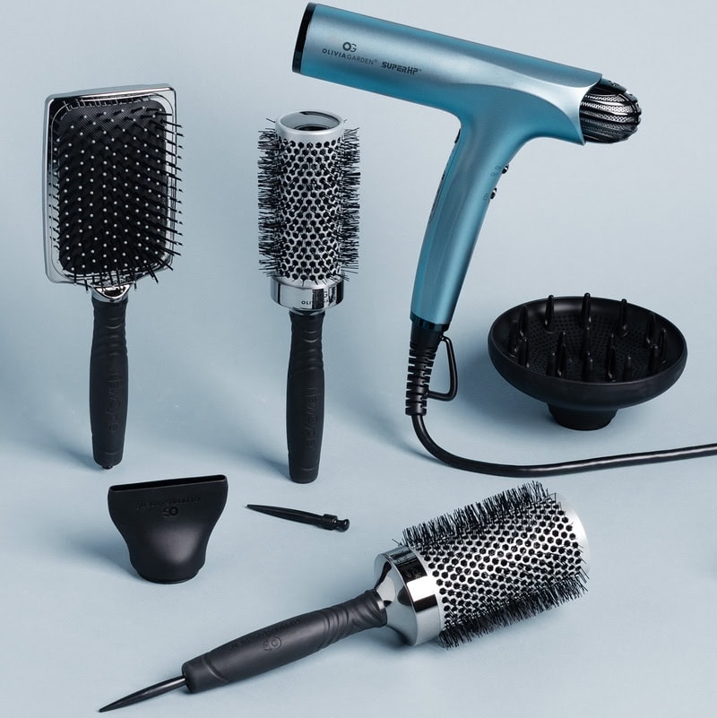 Olivia Garden SuperHP Professional Hair Dryer 1875 Watt with 3 FREE Brushes - Image 9