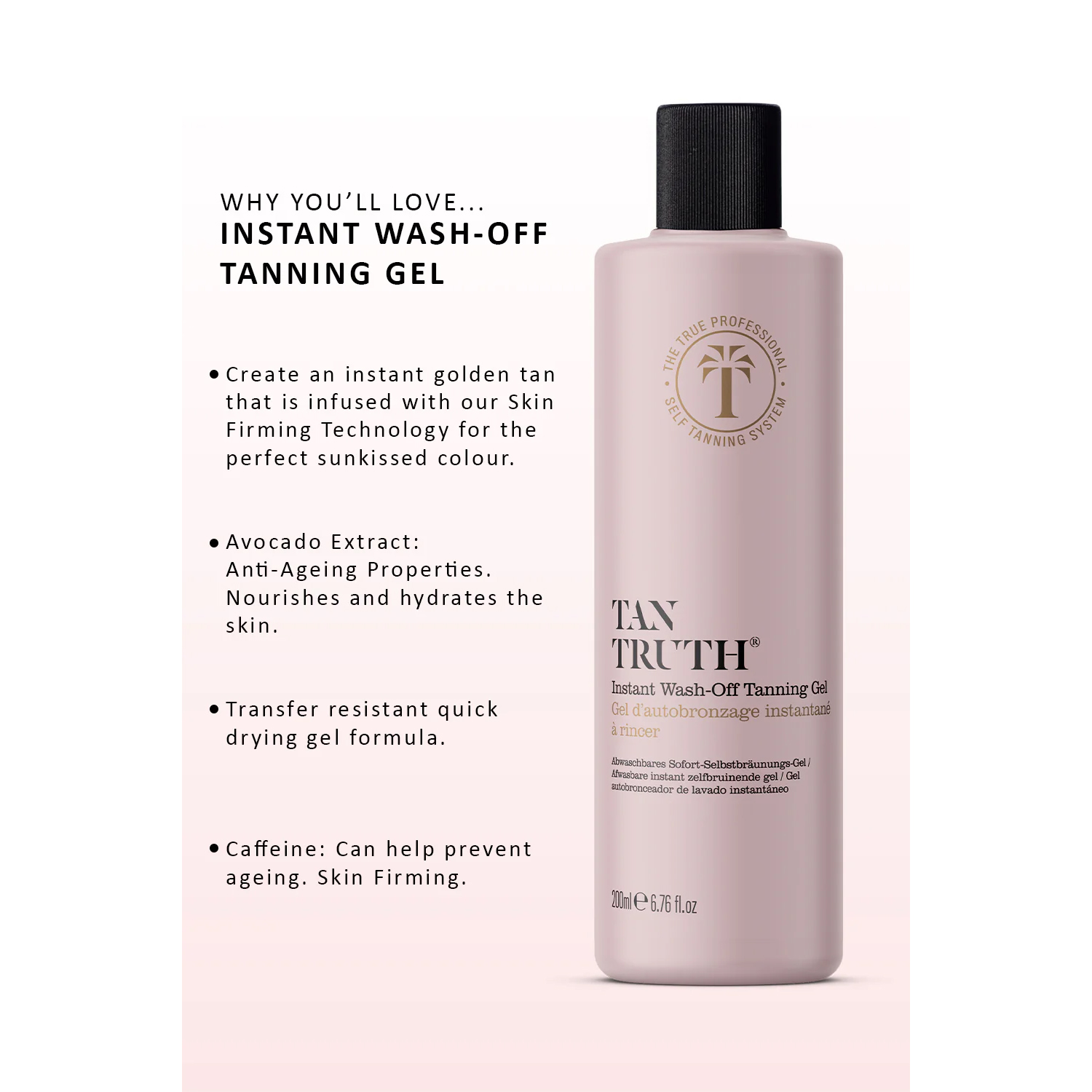Tan Truth Instant Wash-Off Tanning Gel, 200ml - Image 4