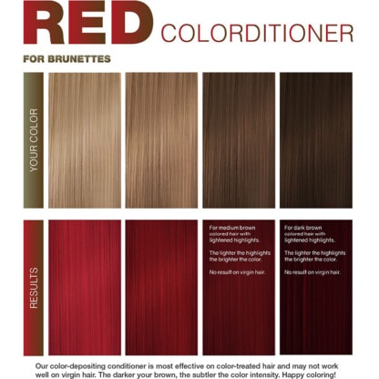 Celeb Luxury Viral Hybrid Toner Colorditioner with BondFix for Brunettes, Red, 244ml - Image 2