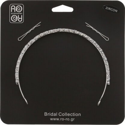 Bridal Headpiece Alice Band with Strass - Image 2