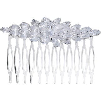 Bridal Hair Comb with Dense Zircon