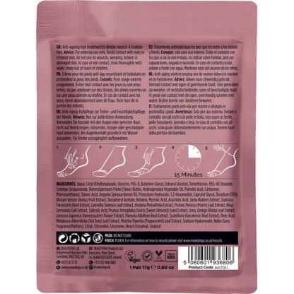 Maskology Professional Foot Treatment Mask â€“ Nourishing, 2/Pack - Image 2
