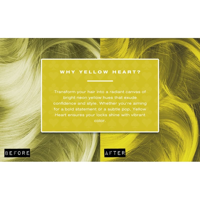 Manic Panic Love Color Hair Color Conditioner, Yellow Heart, 236ml - Image 4