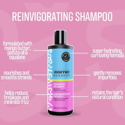 OSMO Essence Reinvigorating Curl Shampoo, 250ml - Image 2