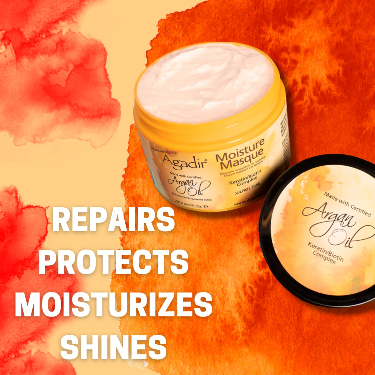 Agadir Argan Oil Moisture Masque with Keratin Protein, 236.6ml - Image 4