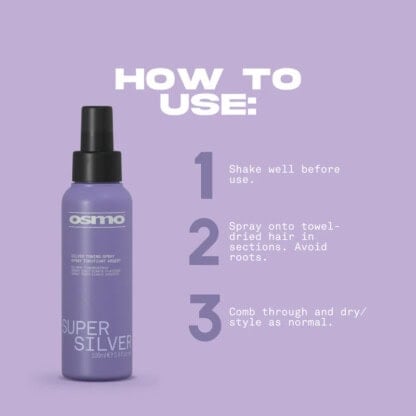 OSMO Super Silver Silver Toning Spray, 100ml - Image 4