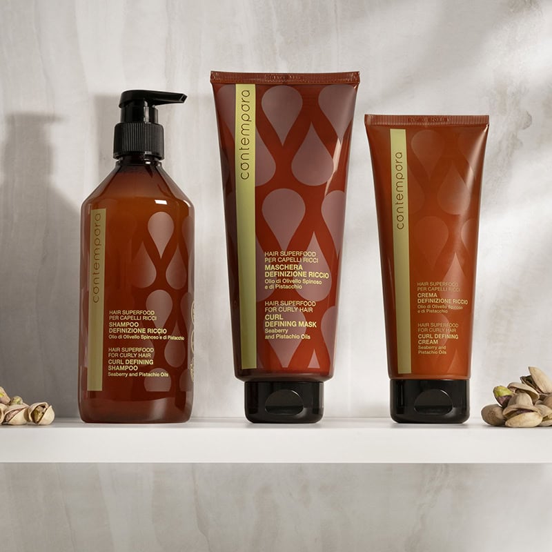 Contempora Hair Superfood for Curly Hair Curl Defining Cream, 200ml - Image 2