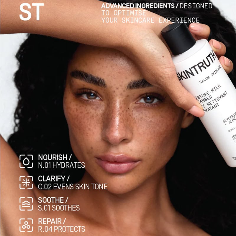 Skintruth Nourish for Normal/Dry Skin Moisture-Milk Cleanser with Glycerin & Aloe Vera - Image 5