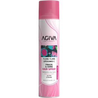 Agiva Ylang Ylang Liposomed C Freeze & Shine Hair Spray for Extremely Damaged & Lifeless Hair, 250ml