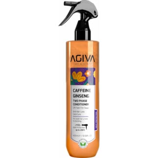 Agiva Caffeine & Ginseng Two Phase Conditioner & Heat Protection for Weak Hair Prone to Loss & Shedding, 400ml