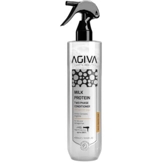 Agiva Milk Protein Two Phase Conditioner & Heat Protection for Dry & Damaged Hair, 400ml