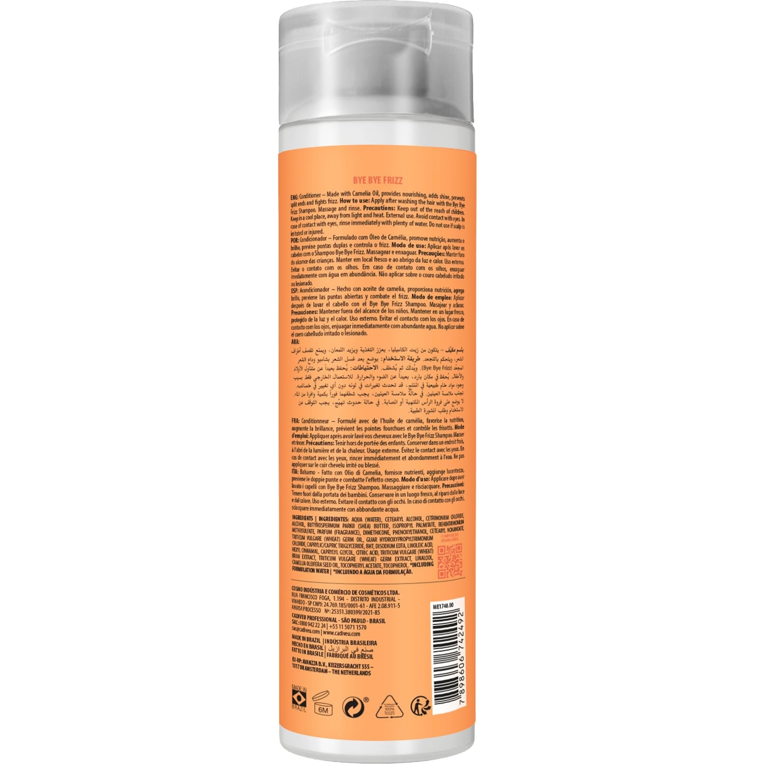 Cadiveu Essentials Bye Bye Frizz Conditioner, 250ml - Image 3