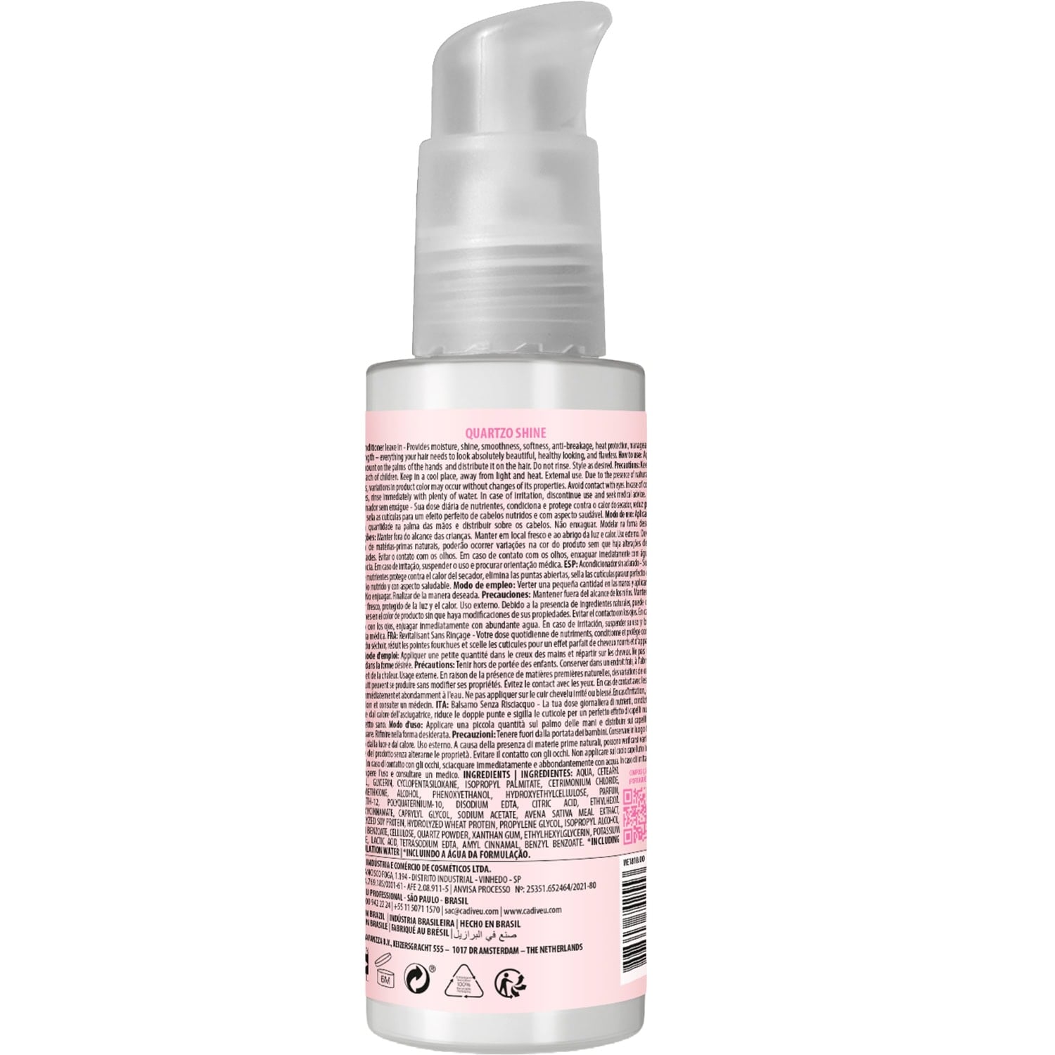 Cadiveu Essentials Quartzo Shine Balm Leave-In, 120ml - Image 3