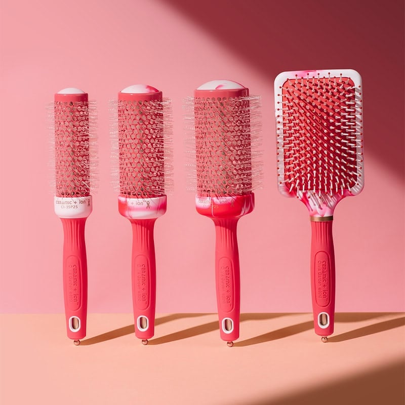 Olivia Garden Ceramic & Ion Thermal Breast Cancer Awareness 2025 Brush Collection - Image 9