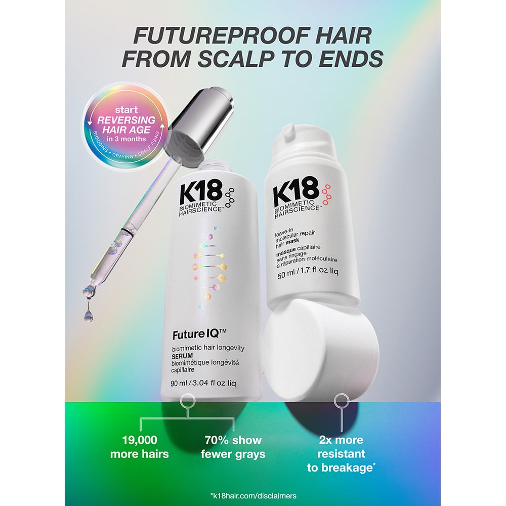 K18 FutureIQ™ Biomimetic Hair Longevity Serum, 90ml - Image 25