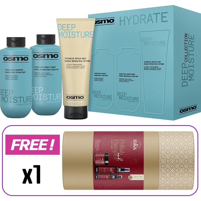 OSMO Deep Moisture Collection Gift Pack, 3 Pieces