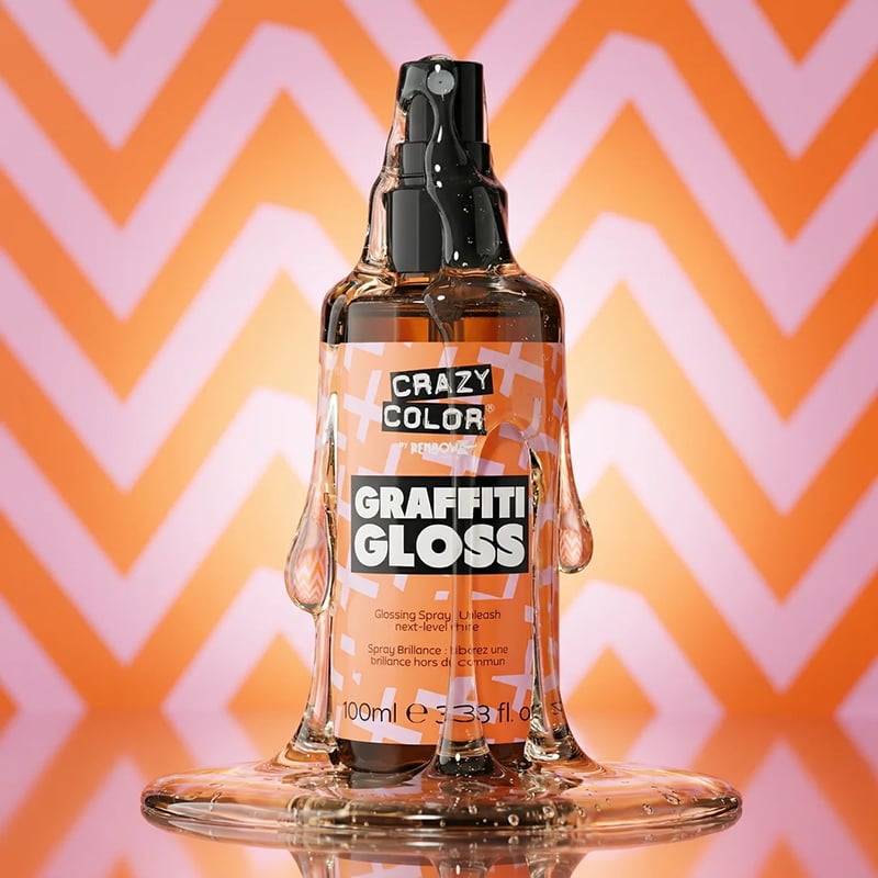 Crazy Color Graffiti Gloss Ultimate Shine Spray, 100ml - Image 2